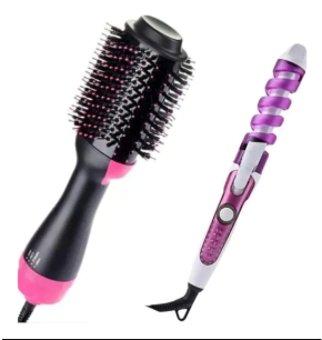 Combo Cepillo secador + Rizadora Nova